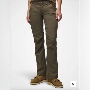 PrAna Halle Roll-up, Slate Green, Water-Repellent Stretch Pants Size 4